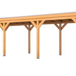 Douglas overkapping, 302 x 864 cm Verando, Origin